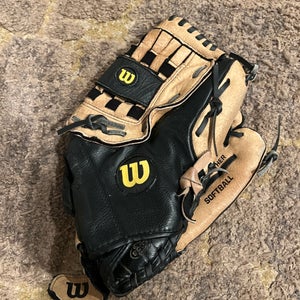 Used Wilson A360 Right Hand Throw Pitcher Softball Glove 13"