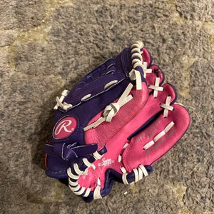 Used Rawlings Highlight Series Right Hand Throw Pitcher Softball Glove 10"