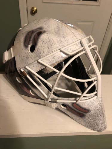 Used Vaughn Pro choice Goalie Mask