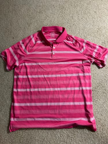Pink Men's Oakley Golf Shirt