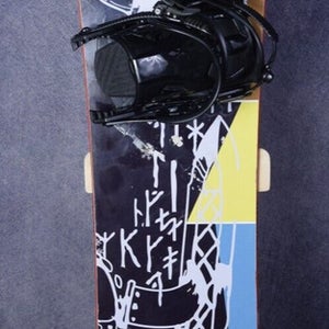 HEAD COURSE LGCY ROCKER WIDE SNOWBOARD SIZE 158 CM WITH NEW PICCO LARGE BINDINGS