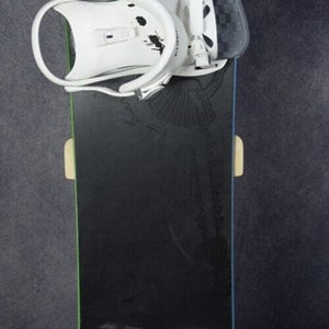 K2 WORLD WIDE WEAPON SNOWBOARD SIZE 158 CM WITH NEW CHANRICH LARGE BINDINGS