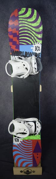 K2 WORLD WIDE WEAPON SNOWBOARD SIZE 158 CM WITH NEW CHANRICH