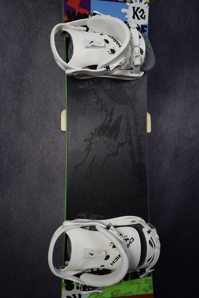 K2 WORLD WIDE WEAPON SNOWBOARD SIZE 158 CM WITH NEW CHANRICH LARGE