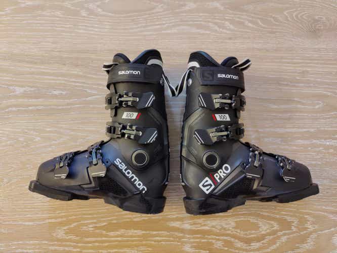 2021 Salomon S/Pro 100 Ski Boots with GripWalk (24.5, Used, Men) For Sale (FREE SHIPPING)
