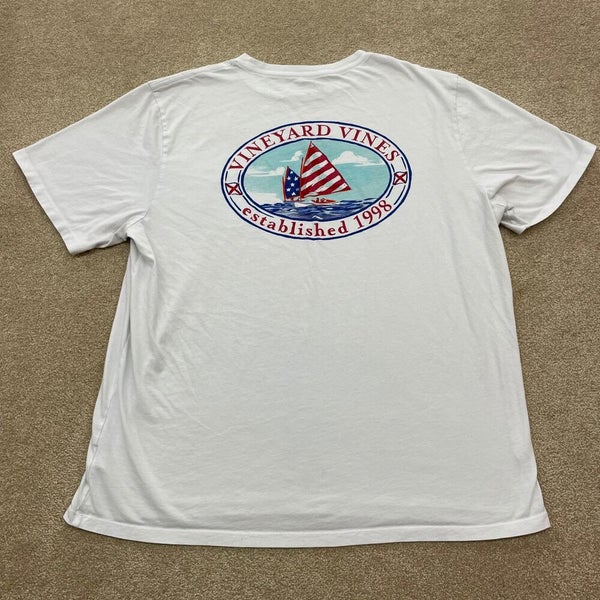 Boston Red Sox Vineyard Vines Boat T-Shirt - Red