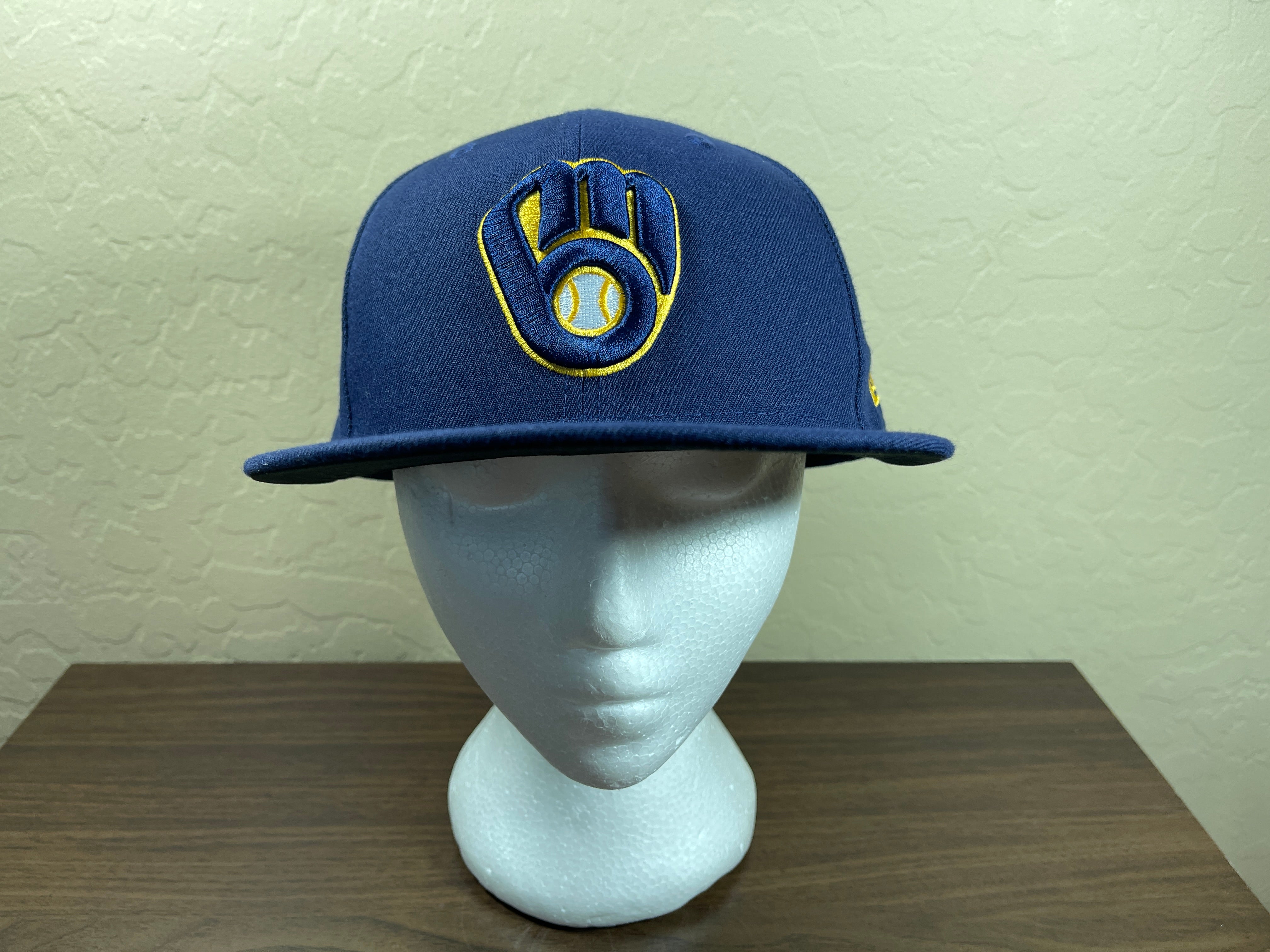 Milwaukee Brewers MLB BASEBALL NEW ERA 59FIFTY Blue Size 7 3 8