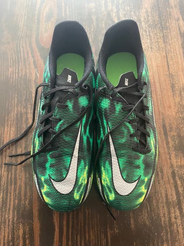 Green Kids Indoor Nike Phantom gt academy Cleats