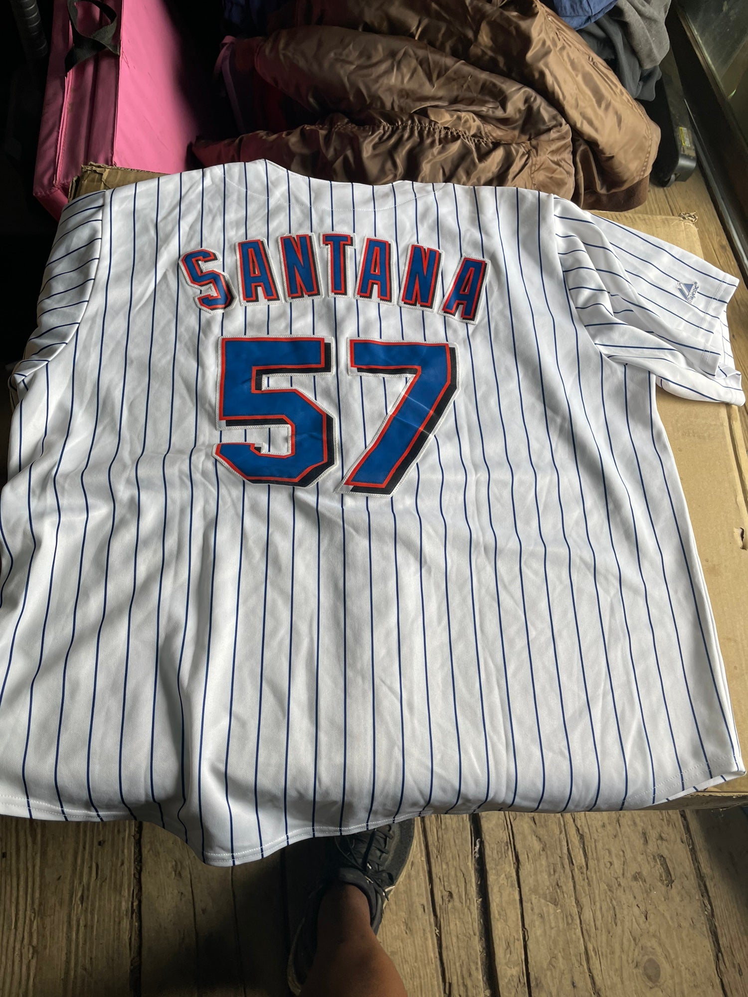 New York Mets Jersey, Santana 57 Size Xxl