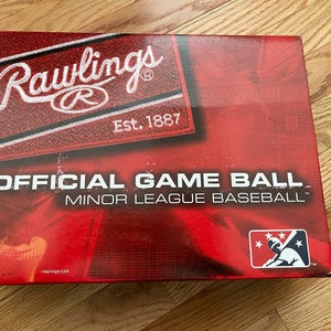 New Rawlings 36 Pack (3 Dozen) Official Minor League Baseballs