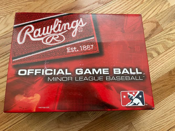 New Rawlings 36 Pack (3 Dozen) Official Minor League Baseballs