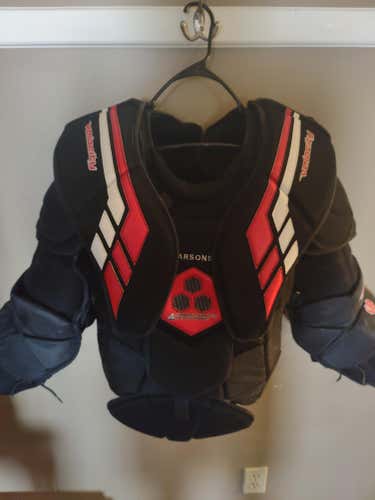 Large Vaughn VE8 Pro Carbon Goalie Chest Protector