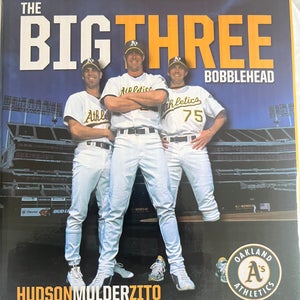 Oakland A’s “Big Three” bobbleheads