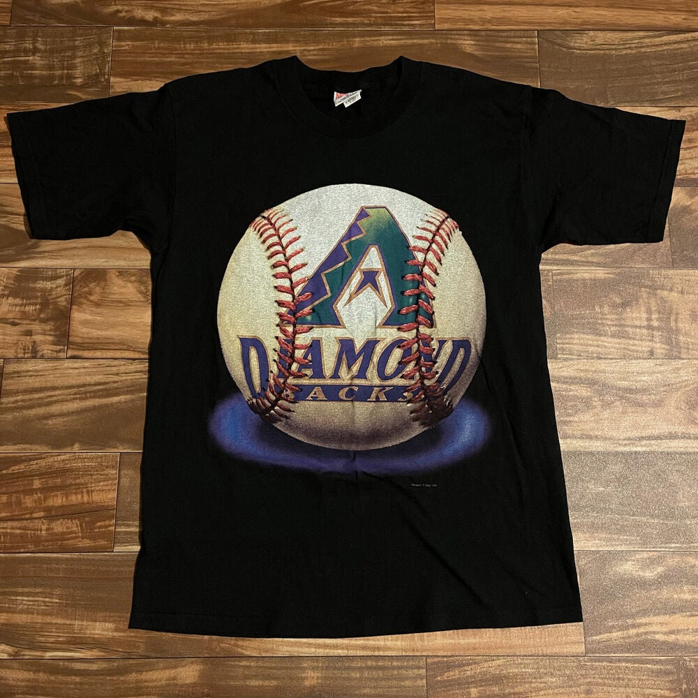 Vintage Diamondbacks Jersey Majestic Arizona Black Purple Pullover 90's Men's XXL Made in USA