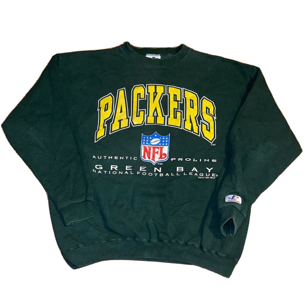 Vtg 90s Lee Sport Green Bay Packers Men’s Green Crewneck Sweatshirt Size L  USA