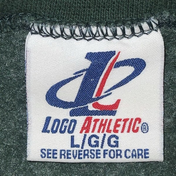 Logo on sale athletic sweatshirt