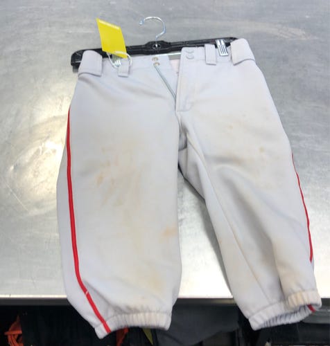 Mizuno PERFORMANCE Baseball Pants Used Large Gray Game Pants