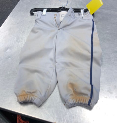 Champro L-19 Baseball Pants Used Small Gray Game Pants