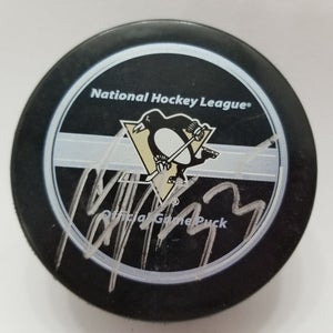 SERGEI GONCHAR Autograph Pittsburgh Penguin Official NHL Hockey Game Puck Signed