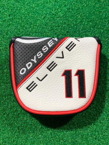 ODYSSEY Eleven Mallet Putter Headcover Black/Red - Used