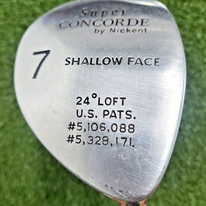 Nickent Super Concorde Shallow Face 7 Wood 24* RH / Ladies Graphite ~40"/ jd6032