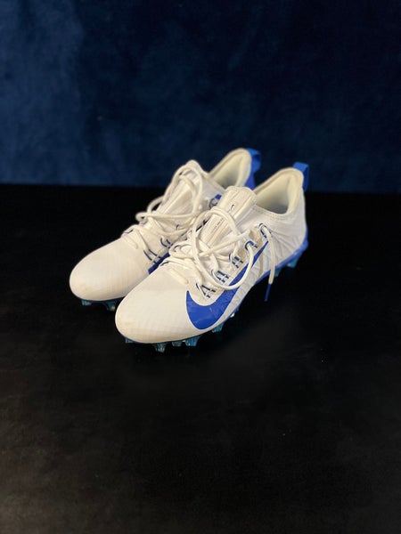 White/Blue Nike Alpha Huarache 7 Lacrosse Cleats Size 11.5 (NEVER WORN)
