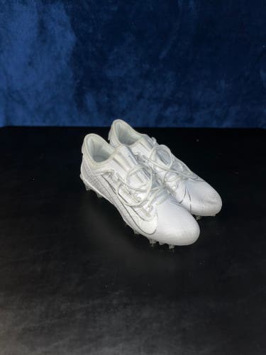 White Nike Alpha Huarache 8 Lacrosse Cleat Size 11.5 (WORN ONLY TWICE)