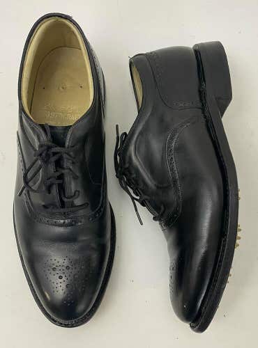 Johnston & Murphy Aristocraft Black Golf Shoes - Size 8 1/2 C Men’s