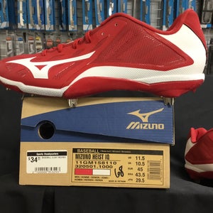 Mizuno Heist IQ metal baseball cleats sz 11.5