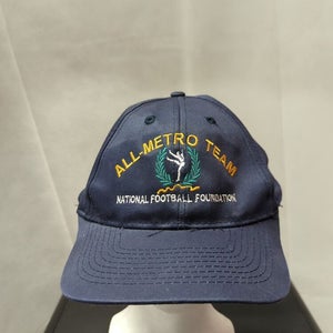 Vintage All-Metro Team National Football Foundation Snapback Hat Toppers