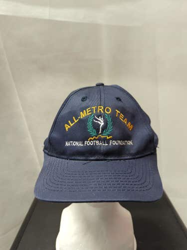 Vintage All-Metro Team National Football Foundation Snapback Hat Toppers