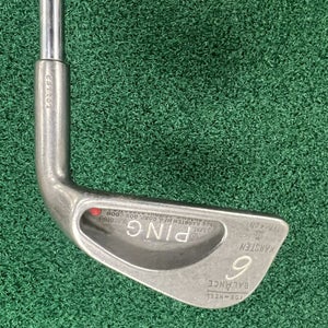 Ping Karsten I Red Dot Single 6 Iron 37" Length MRH Steel Shaft