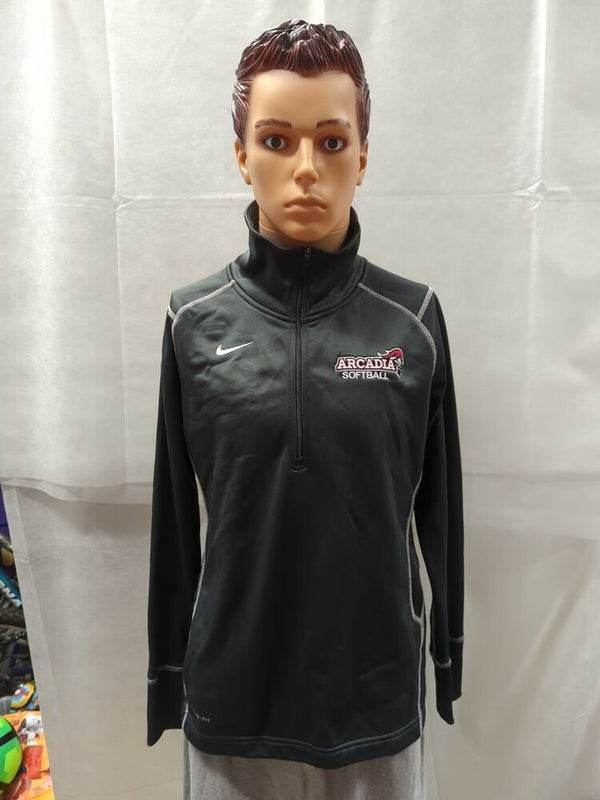 Arcadia University Knight Softball Nike 1/4 Zip Jacket Women's L NCAA