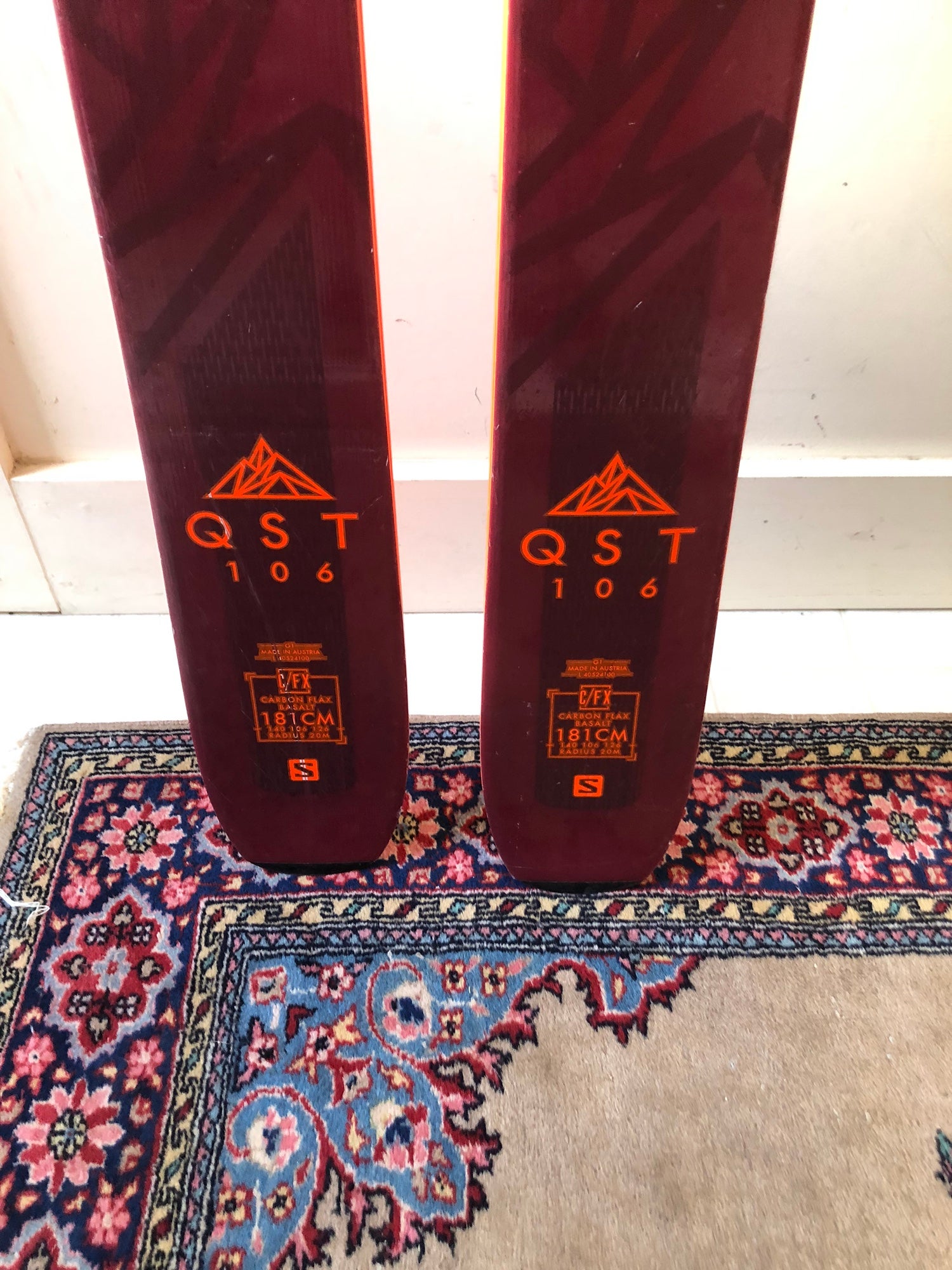 スキー SALOMON QST106 181cm QST 106 ALMOND MILK Unisex Freeride Skis | Salomon
