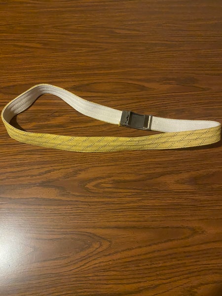 The Original Hockey Lace Belt Adult 46” Yellow