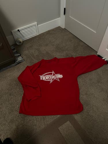 Kobe Brand  Red North Stars Hockey Jersey