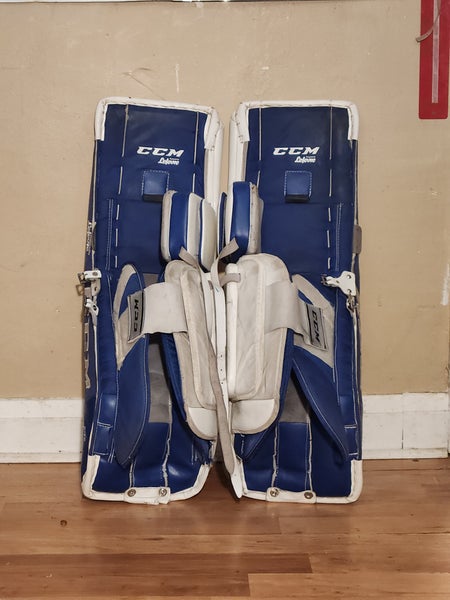 Used 34" CCM Premier R1.9 Goalie Leg Pads