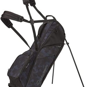 NEW 2022 TaylorMade Flextech Lite Black Camo/Black 4 Way Golf Stand Bag