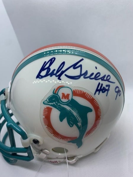 Miami Dolphins Bob Griese Autographed Mini Helmet