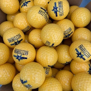 100 NEW Gettysburg National Military Park Logo Golf Balls Yellow Shag Play Range
