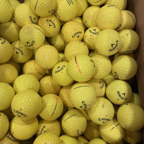 50 Callaway Chrome Soft Yellow Used Golf Balls