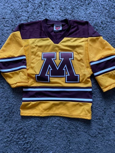 Youth Small University of Minnesota Golden Gophers Hockey Jersey