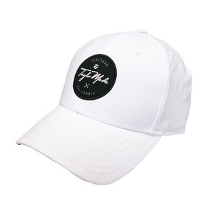 NEW TaylorMade Circle Patch Radar White Adjustable Golf Hat/Cap
