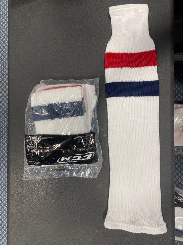 New YTH Medium CCM Knit Socks 24” LOT OF 194