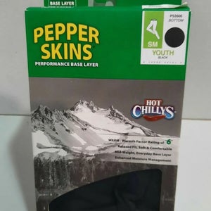 Hot Chillys Pepper Skins Performance Layer Youth Small Shirt Winterwear New