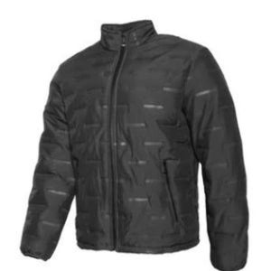 Lee Hanton Men's Puffer Down Winter Stretch Jackets w/ Woven Pattern Small-XXL B
