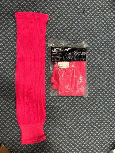 Pink CCM Knit Socks (Multiple Sizes)