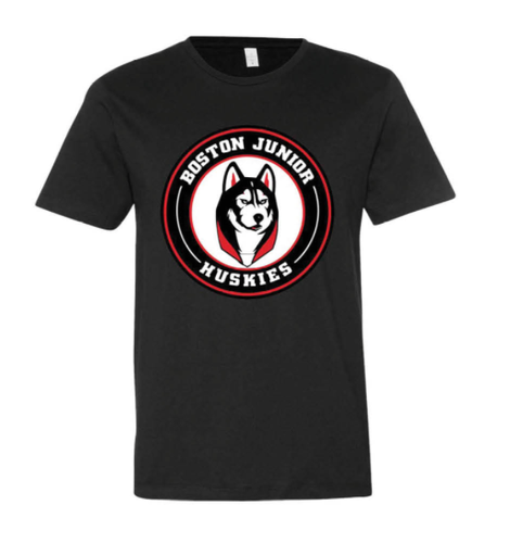 Boston Jr Huskies Black Tee Shirt