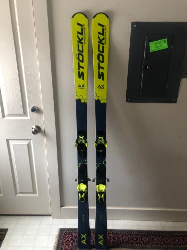 2021 Stockli Laser AX Skis With Salomon Bindings 182cm