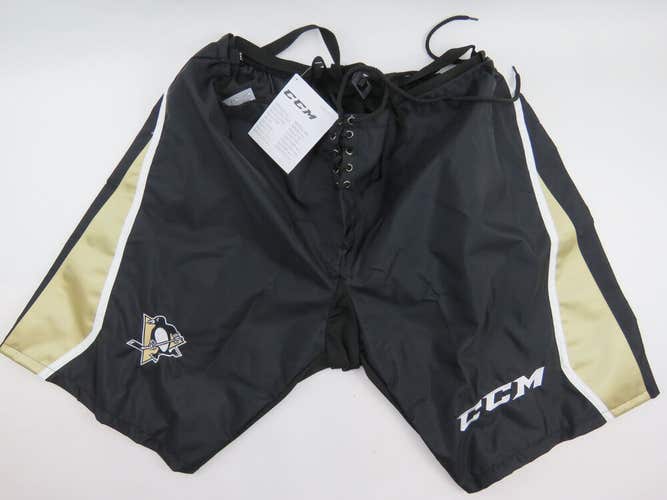 New! CCM PP10 Pittsburgh Penguins NHL Pro Stock Ice Hockey Player Pant Shell XL